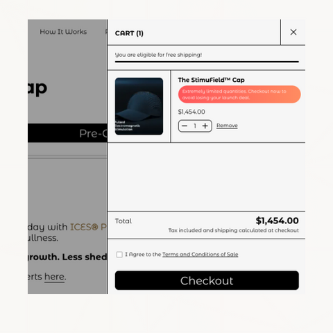1. Add products to your cart